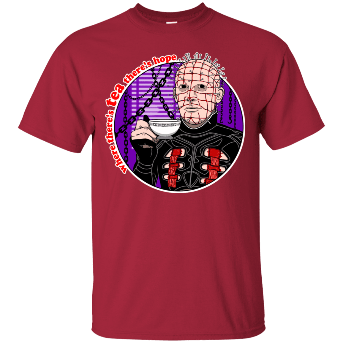 T-Shirts Cardinal / S Where There's Tea T-Shirt