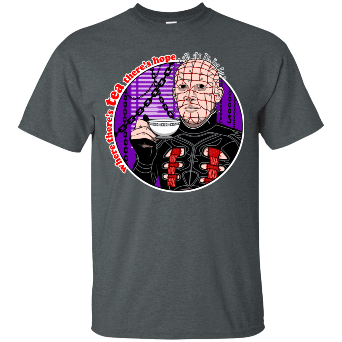 T-Shirts Dark Heather / S Where There's Tea T-Shirt