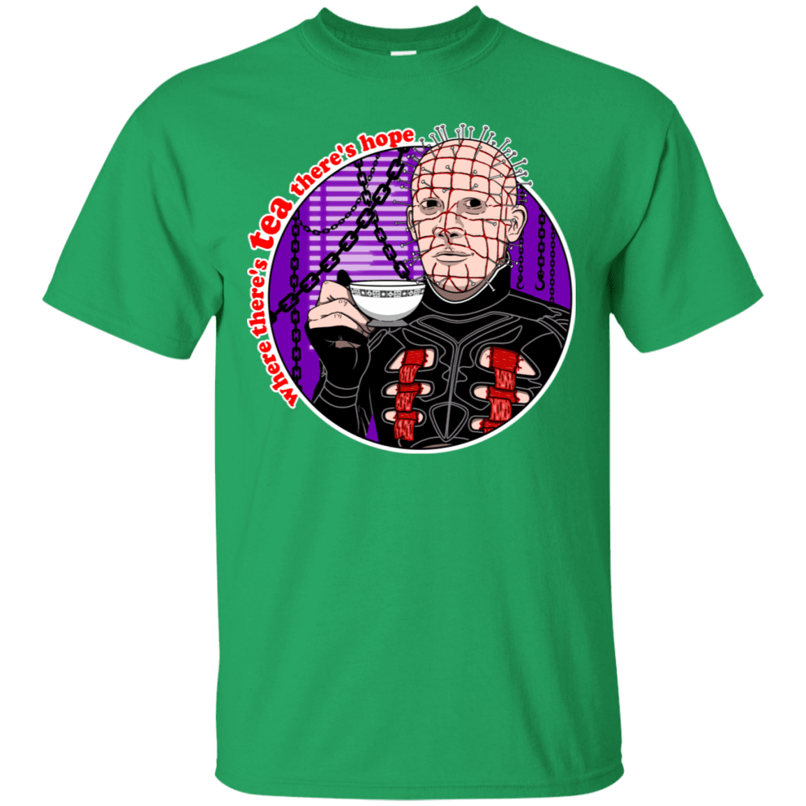 T-Shirts Irish Green / S Where There's Tea T-Shirt