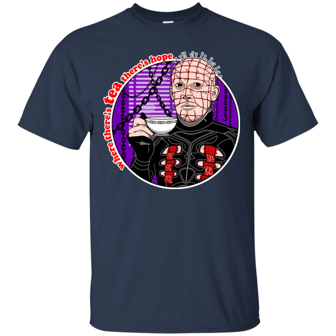 T-Shirts Navy / S Where There's Tea T-Shirt