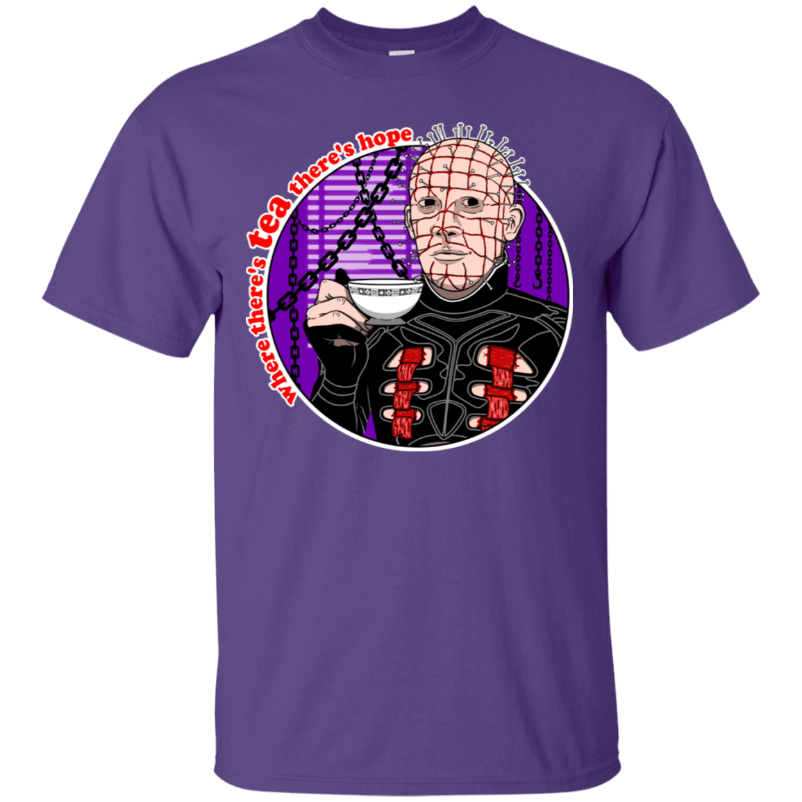 T-Shirts Purple / S Where There's Tea T-Shirt
