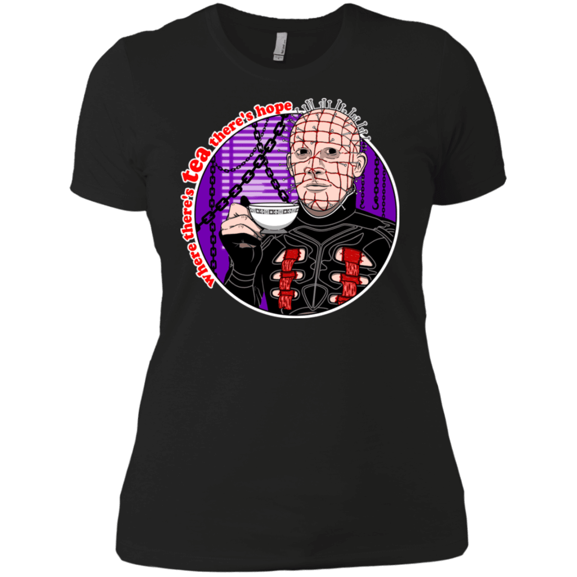 T-Shirts Black / X-Small Where There's Tea Women's Premium T-Shirt