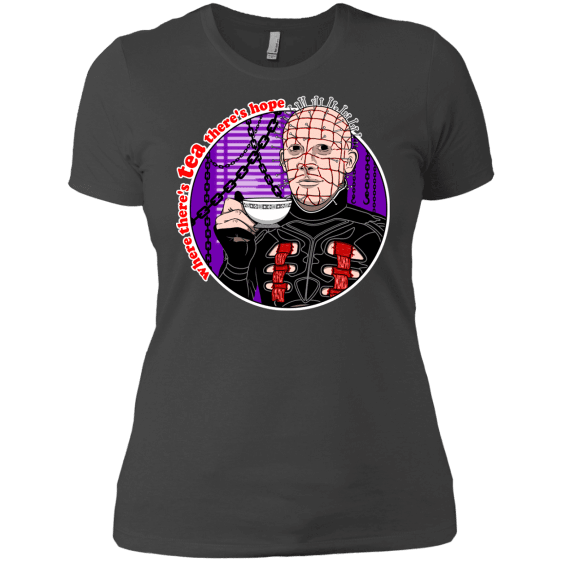 T-Shirts Heavy Metal / X-Small Where There's Tea Women's Premium T-Shirt