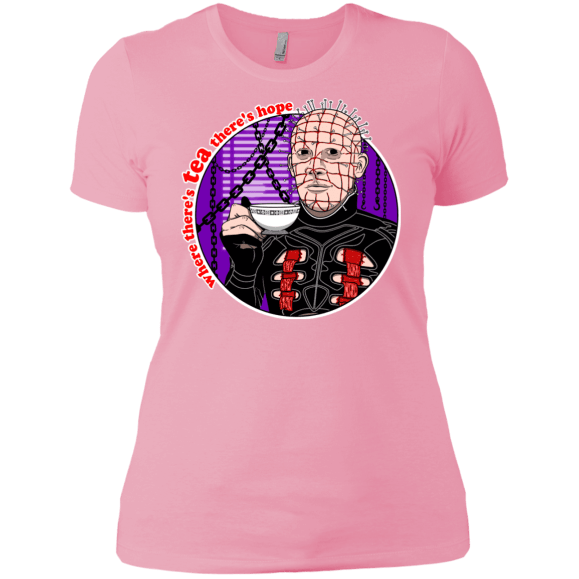 T-Shirts Light Pink / X-Small Where There's Tea Women's Premium T-Shirt