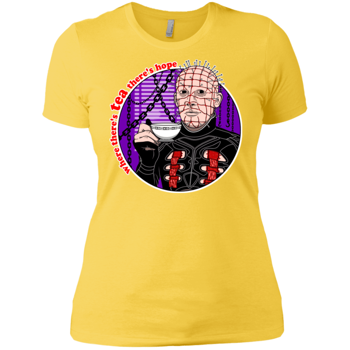 T-Shirts Vibrant Yellow / X-Small Where There's Tea Women's Premium T-Shirt