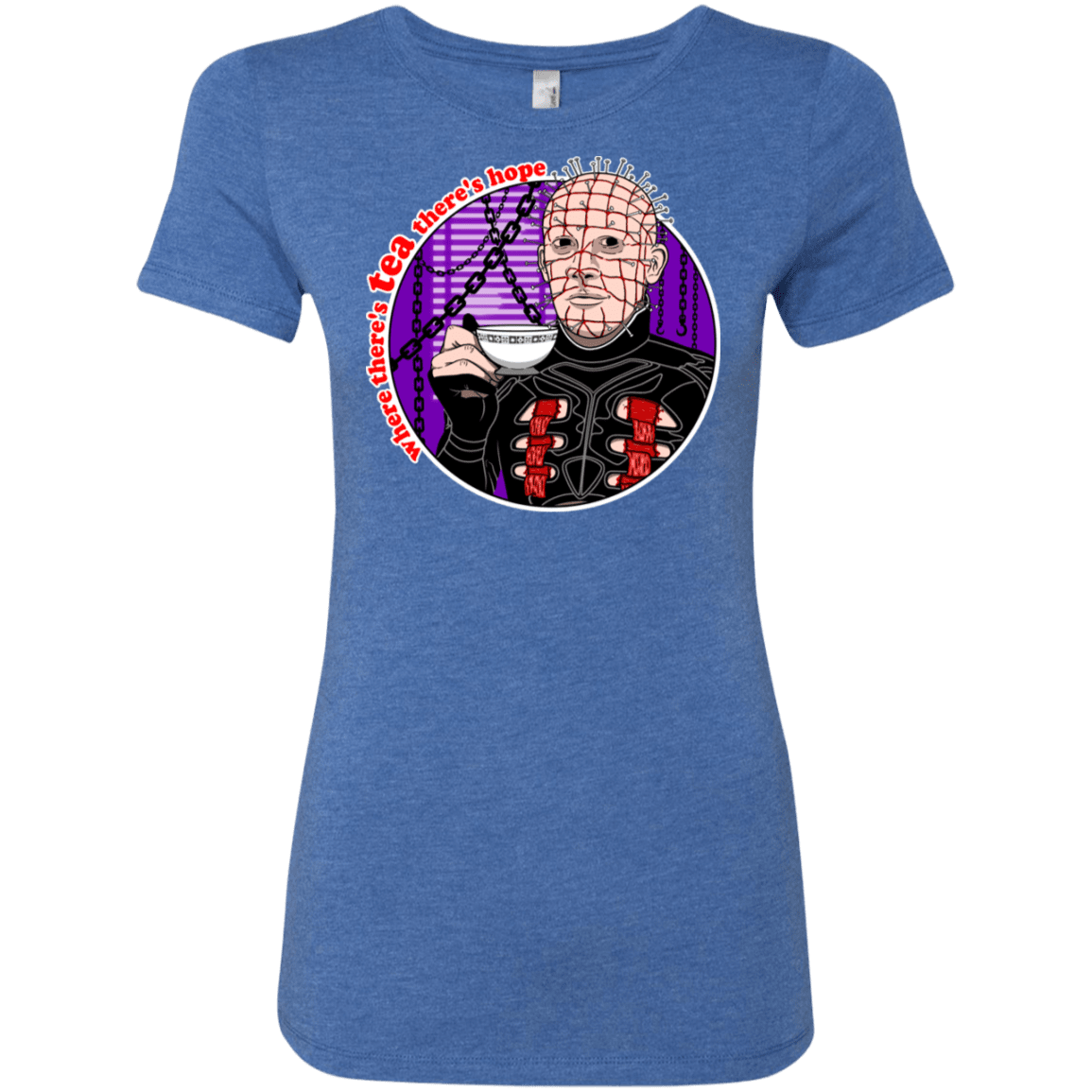 T-Shirts Vintage Royal / S Where There's Tea Women's Triblend T-Shirt