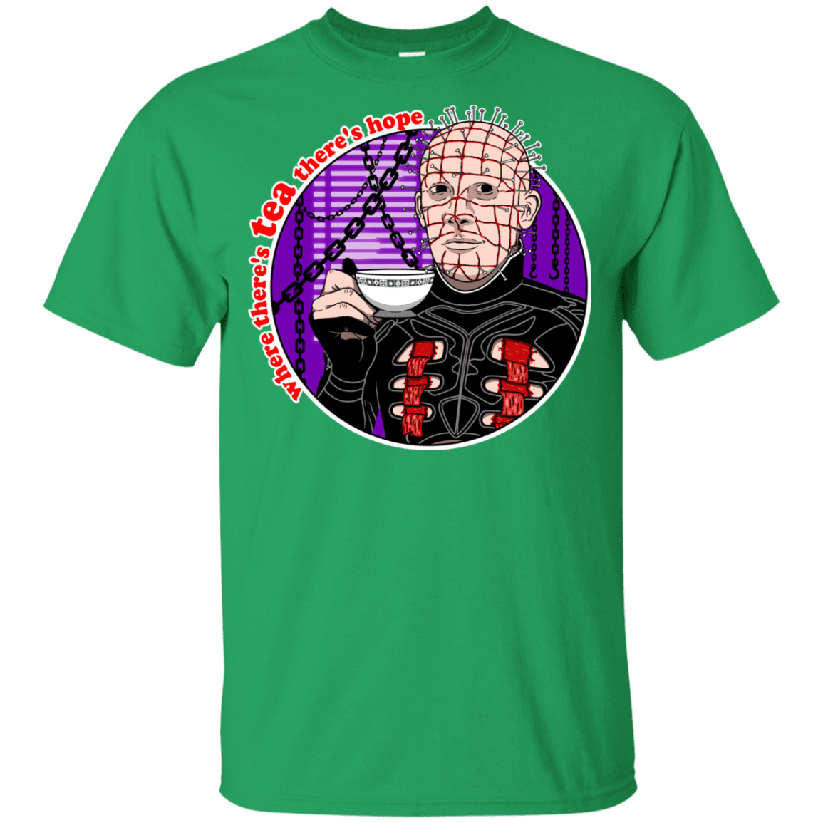 T-Shirts Irish Green / YS Where There's Tea Youth T-Shirt