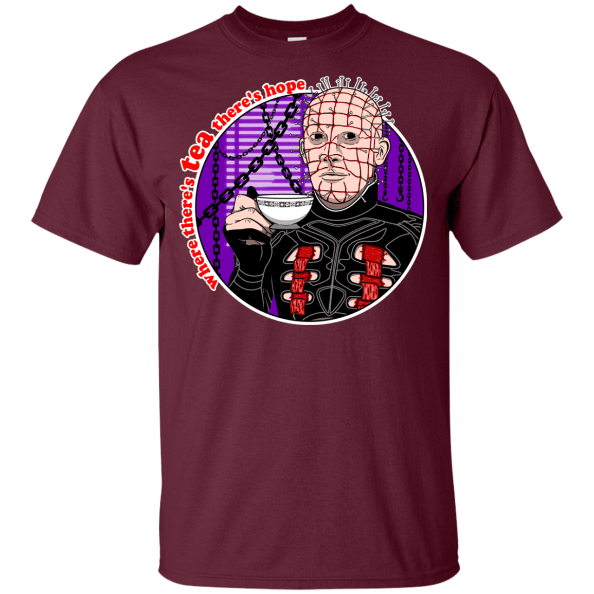 T-Shirts Maroon / YXS Where There's Tea Youth T-Shirt