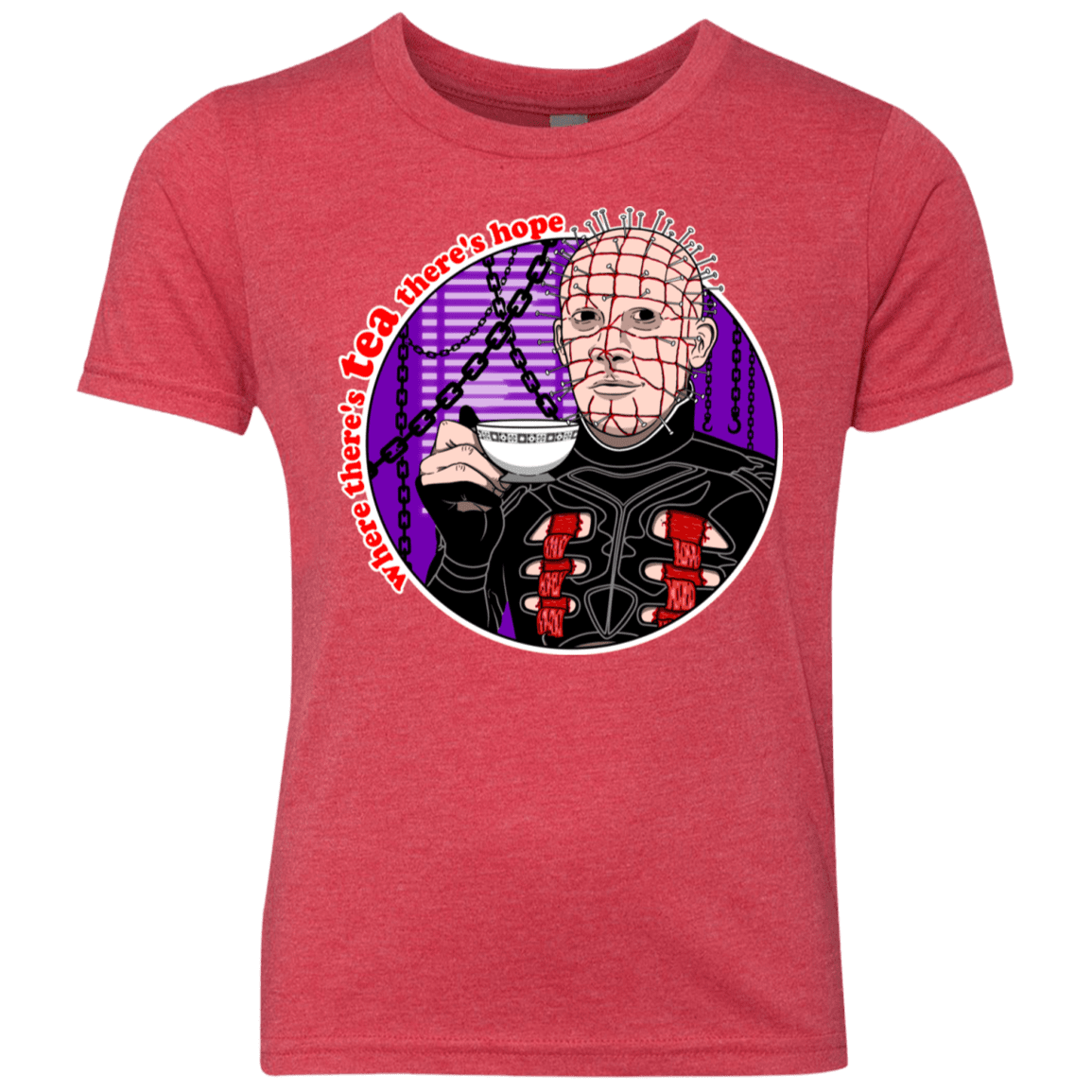 T-Shirts Vintage Red / YXS Where There's Tea Youth Triblend T-Shirt