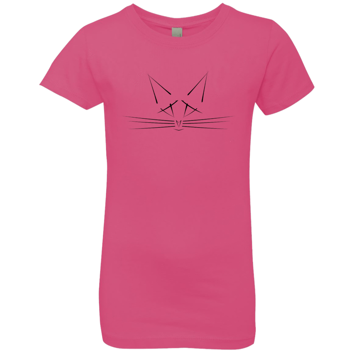 T-Shirts Hot Pink / YXS Whiskers Girls Premium T-Shirt