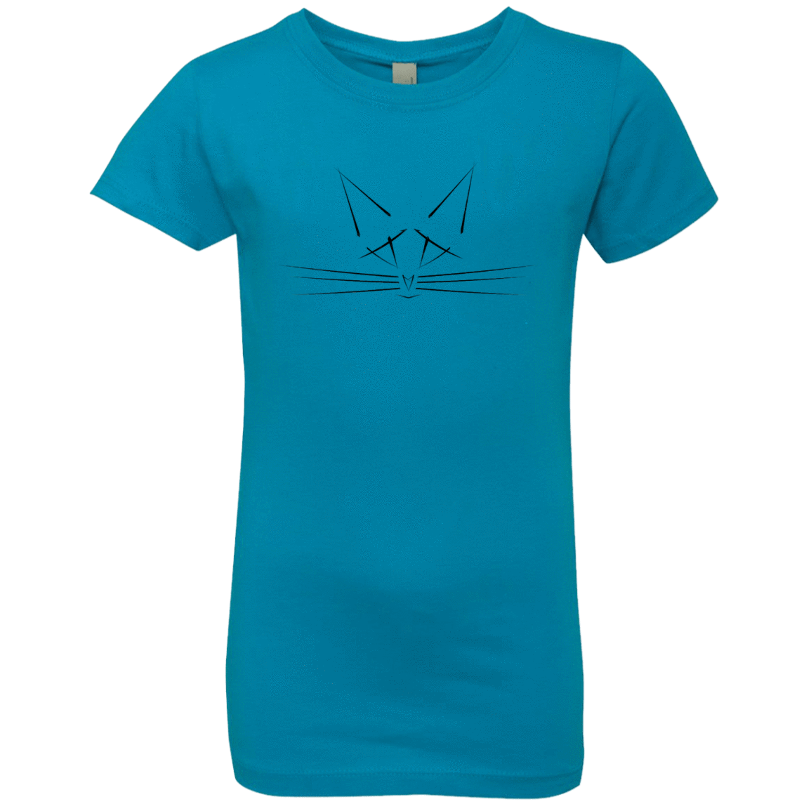 T-Shirts Turquoise / YXS Whiskers Girls Premium T-Shirt