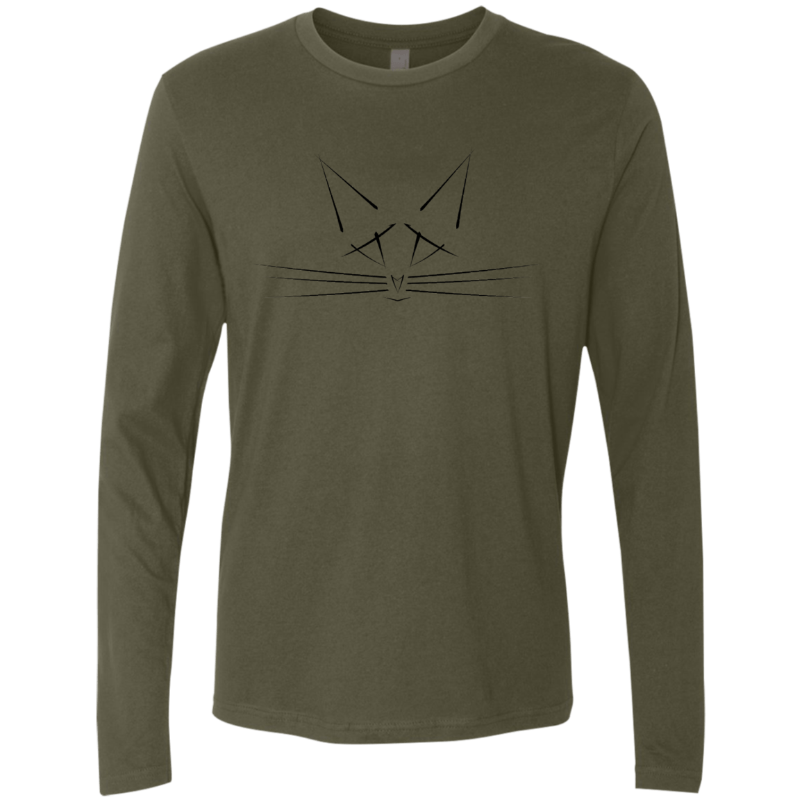 Whiskers Men's Premium Long Sleeve