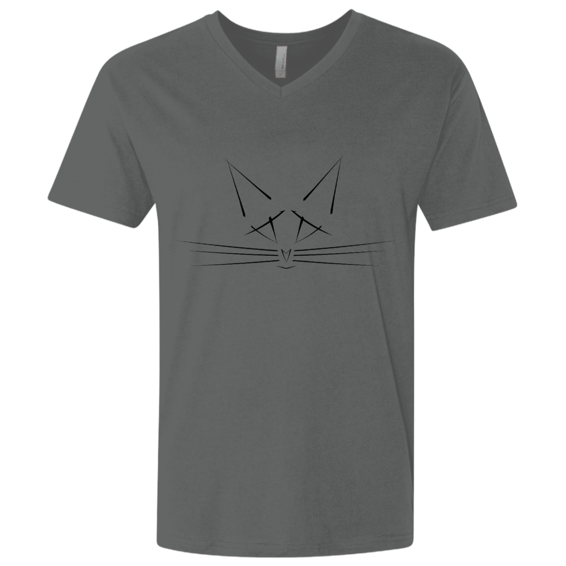 T-Shirts Heavy Metal / X-Small Whiskers Men's Premium V-Neck