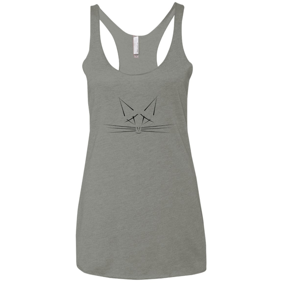 Whiskers Women's Triblend Racerback Tank