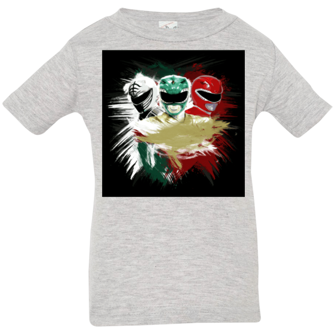 T-Shirts Heather / 6 Months White Green Red Infant Premium T-Shirt