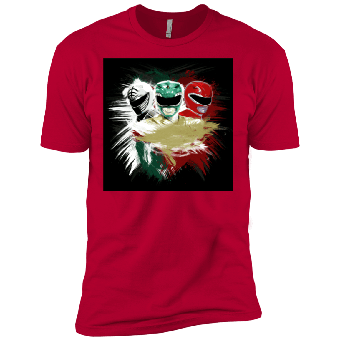 T-Shirts Red / X-Small White Green Red Men's Premium T-Shirt