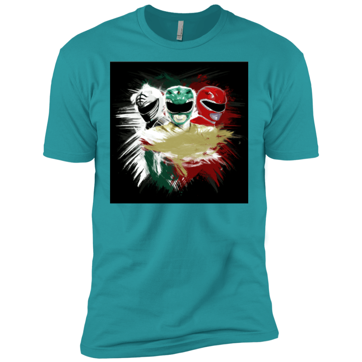T-Shirts Tahiti Blue / X-Small White Green Red Men's Premium T-Shirt