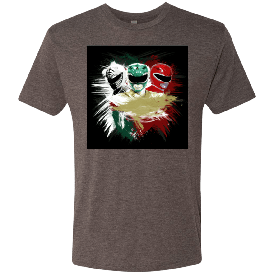 T-Shirts Macchiato / Small White Green Red Men's Triblend T-Shirt