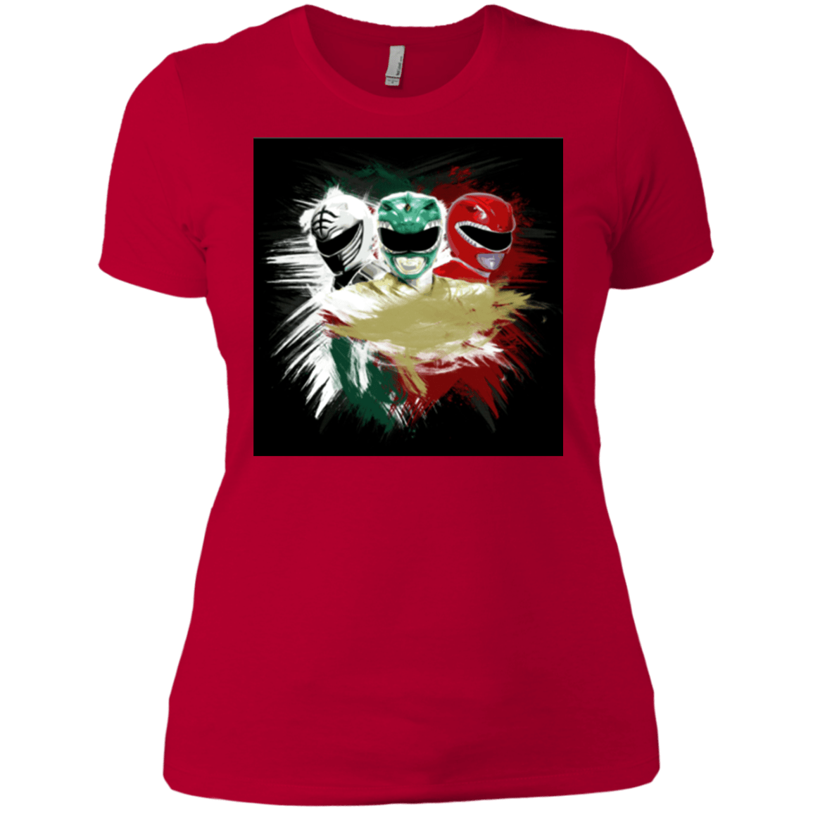 T-Shirts Red / X-Small White Green Red Women's Premium T-Shirt