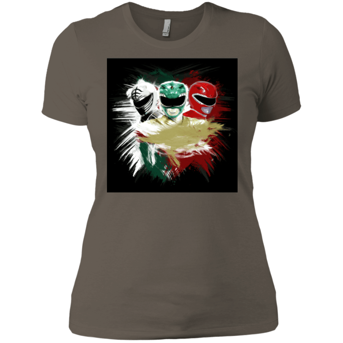 T-Shirts Warm Grey / X-Small White Green Red Women's Premium T-Shirt