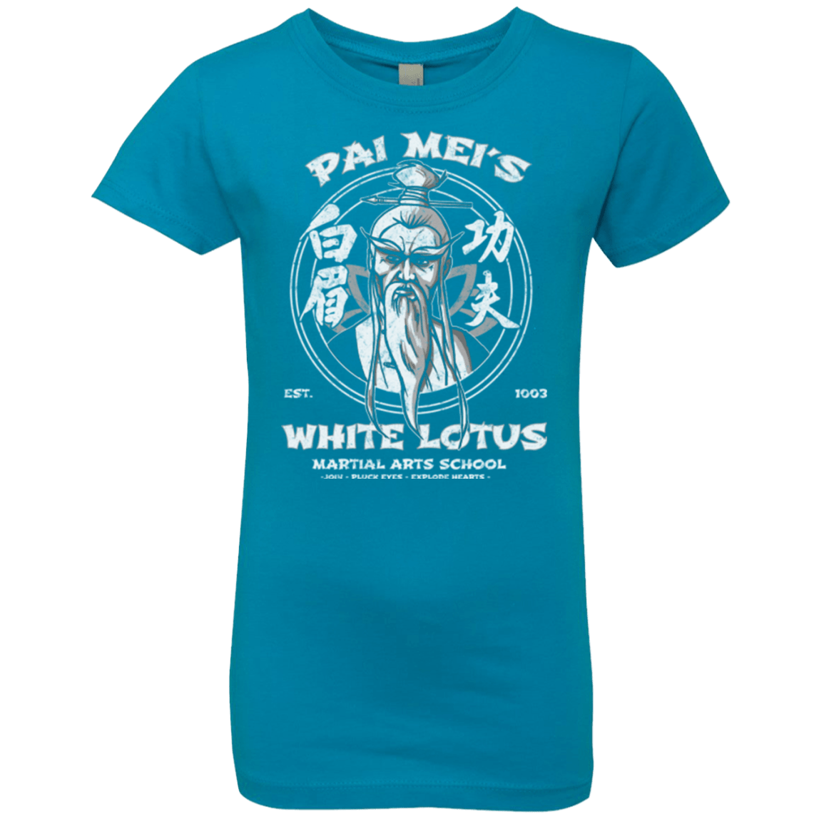 T-Shirts Turquoise / YXS White Lotus Girls Premium T-Shirt