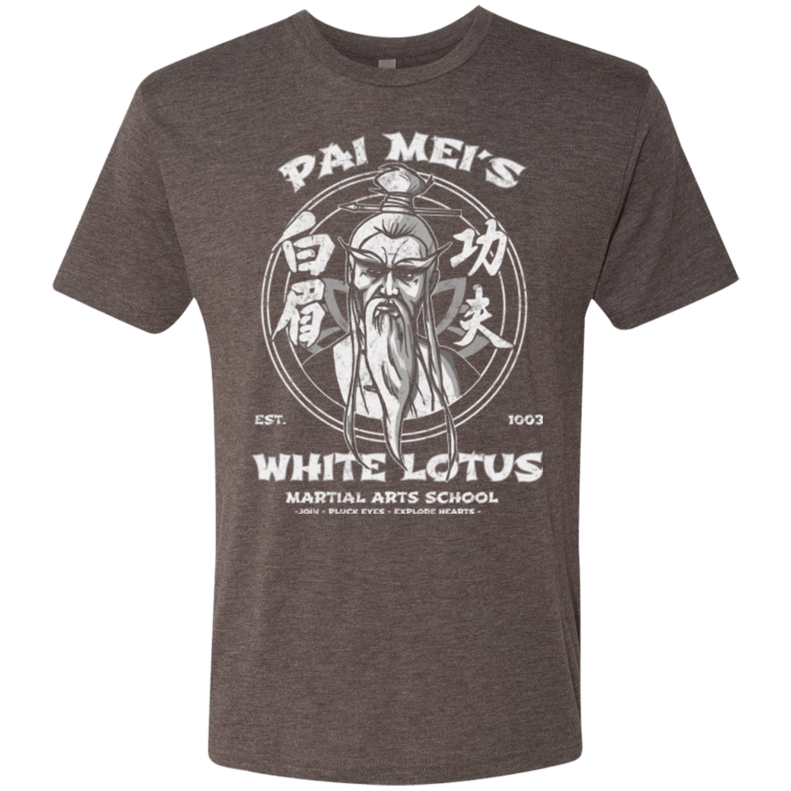 T-Shirts Macchiato / Small White Lotus Men's Triblend T-Shirt