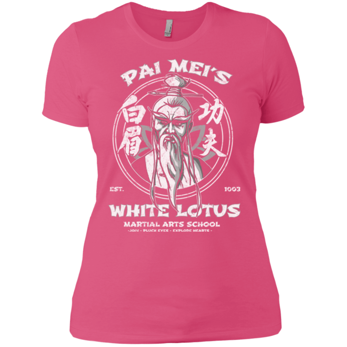 T-Shirts Hot Pink / X-Small White Lotus Women's Premium T-Shirt