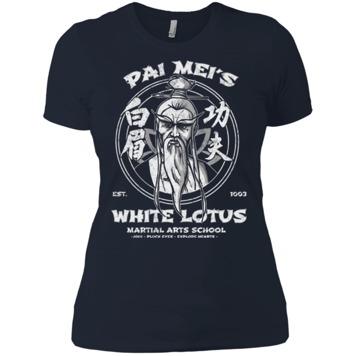 T-Shirts Midnight Navy / X-Small White Lotus Women's Premium T-Shirt