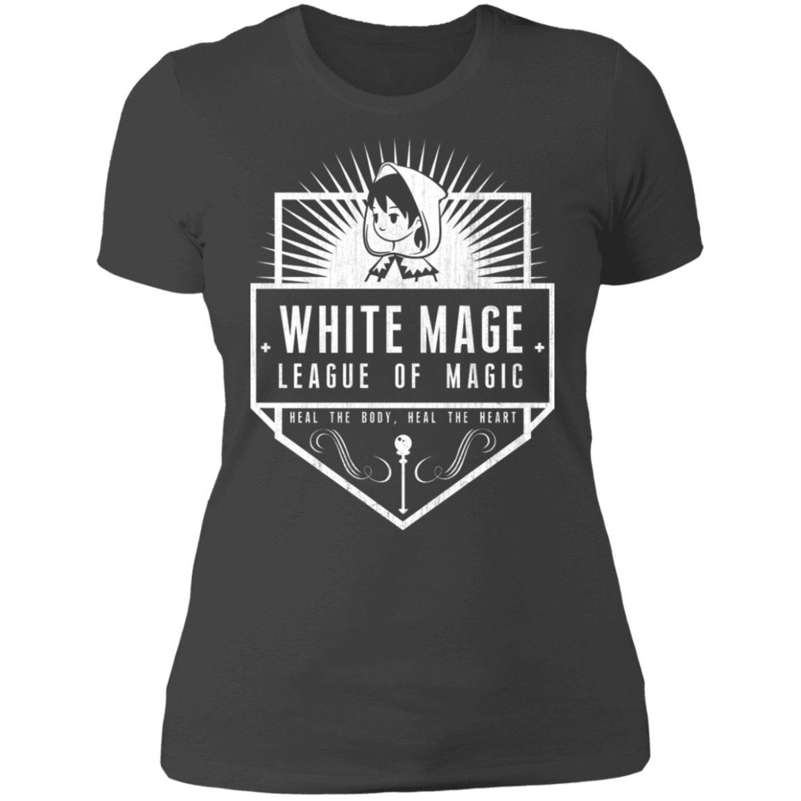 T-Shirts Heavy Metal / S White Mage League Of Magic Women's Premium T-Shirt