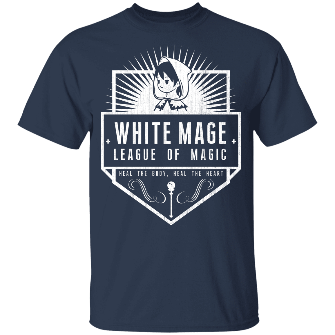 T-Shirts Navy / YXS White Mage League Of Magic Youth T-Shirt