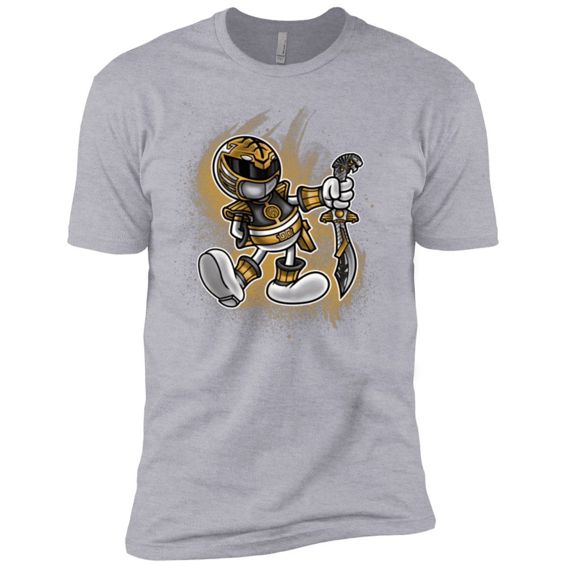 T-Shirts Heather Grey / YXS White Ranger Artwork Boys Premium T-Shirt