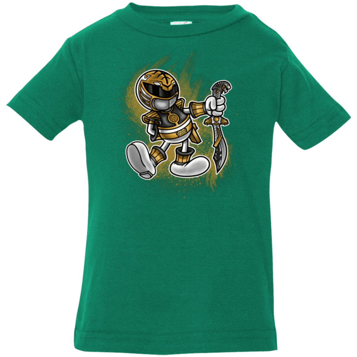 T-Shirts Kelly / 6 Months White Ranger Artwork Infant PremiumT-Shirt