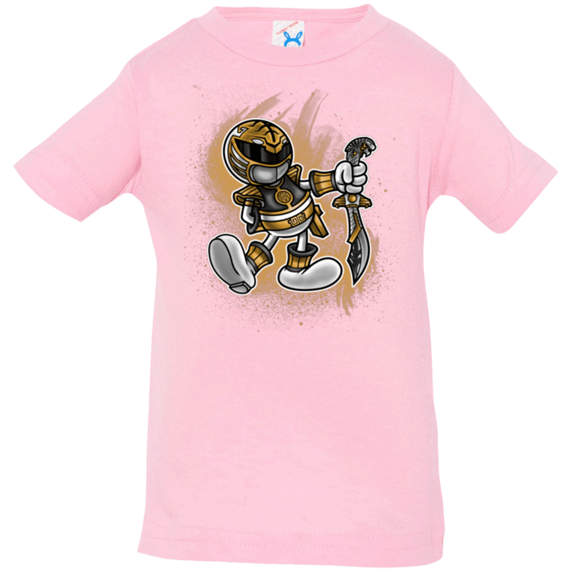 T-Shirts Pink / 6 Months White Ranger Artwork Infant PremiumT-Shirt