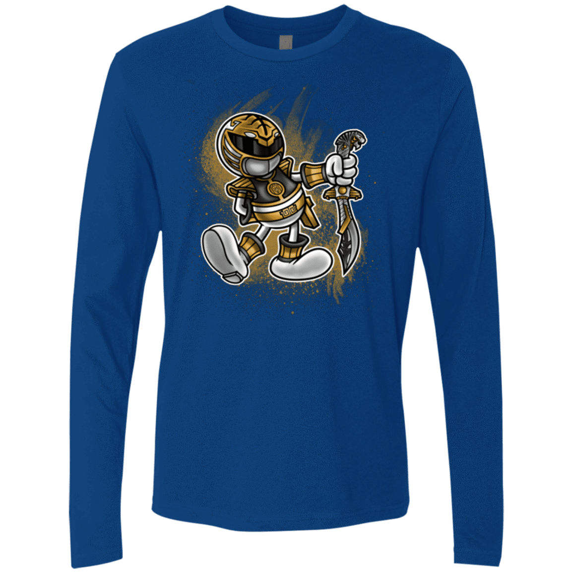 T-Shirts Royal / Small White Ranger Artwork Men's Premium Long Sleeve
