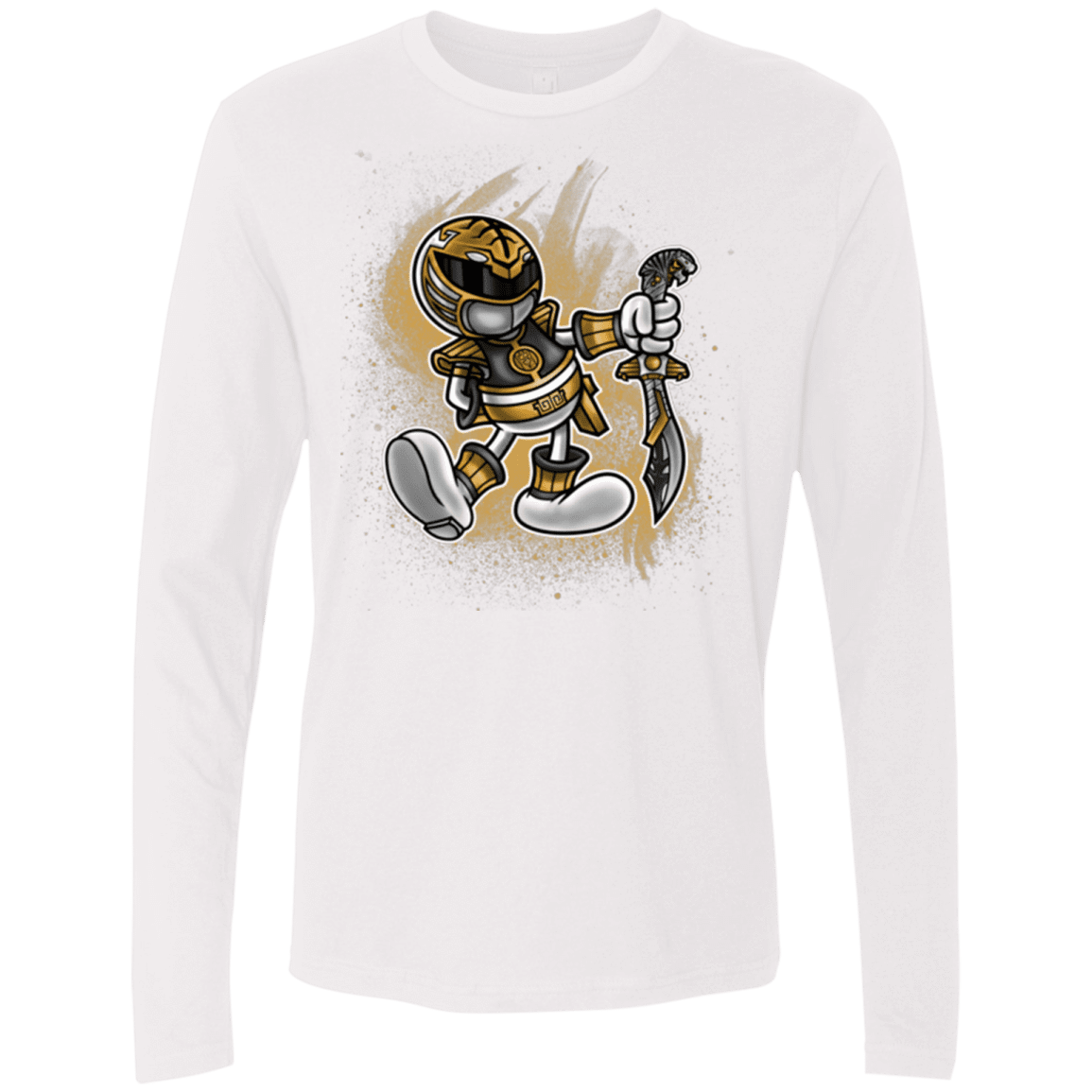T-Shirts White / Small White Ranger Artwork Men's Premium Long Sleeve