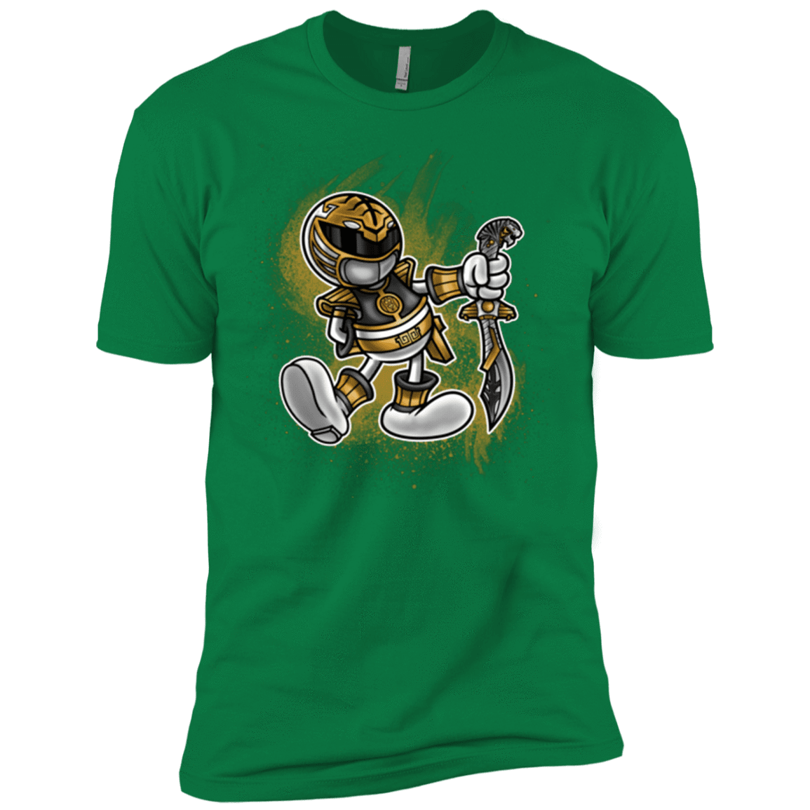 T-Shirts Kelly Green / X-Small White Ranger Artwork Men's Premium T-Shirt