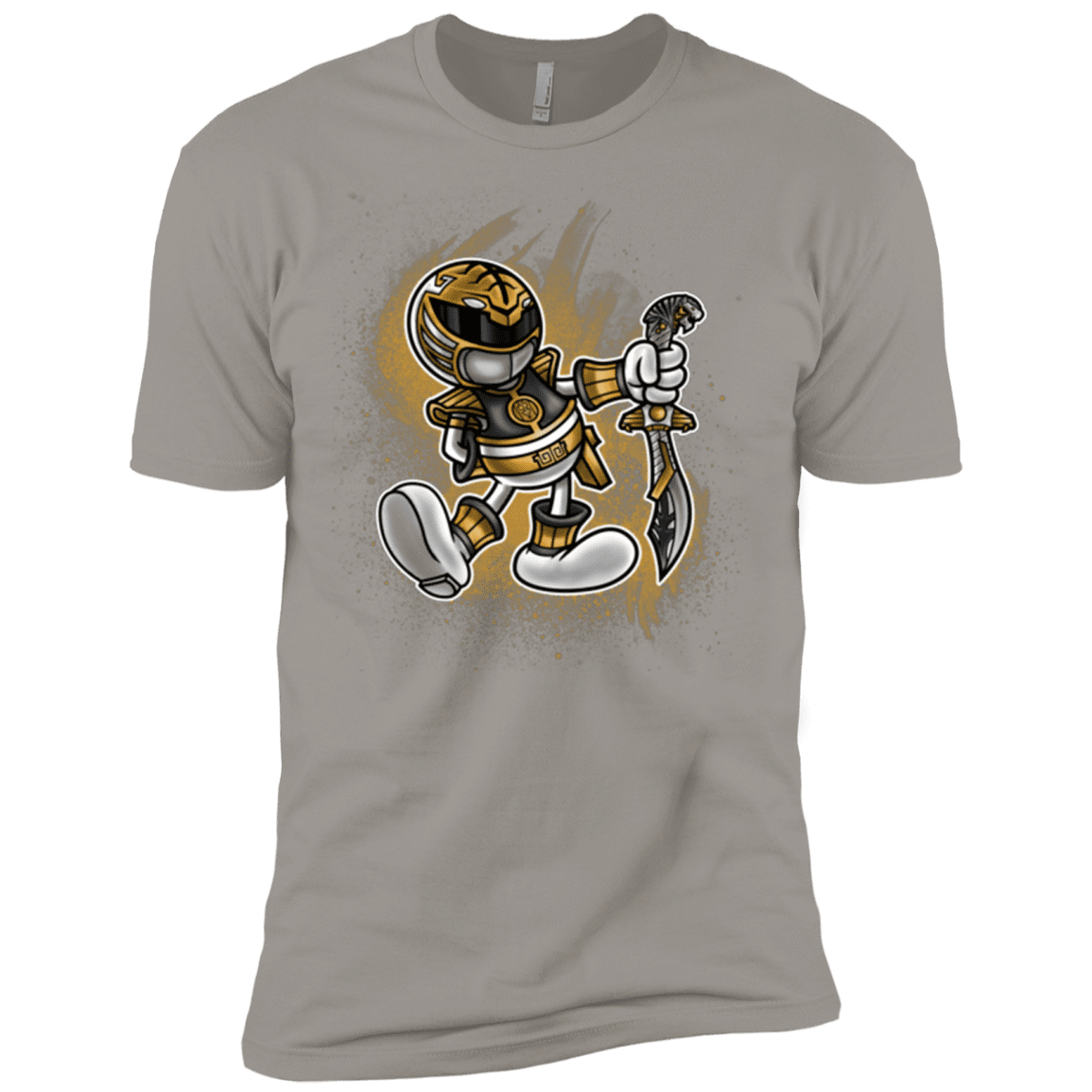 T-Shirts Light Grey / X-Small White Ranger Artwork Men's Premium T-Shirt