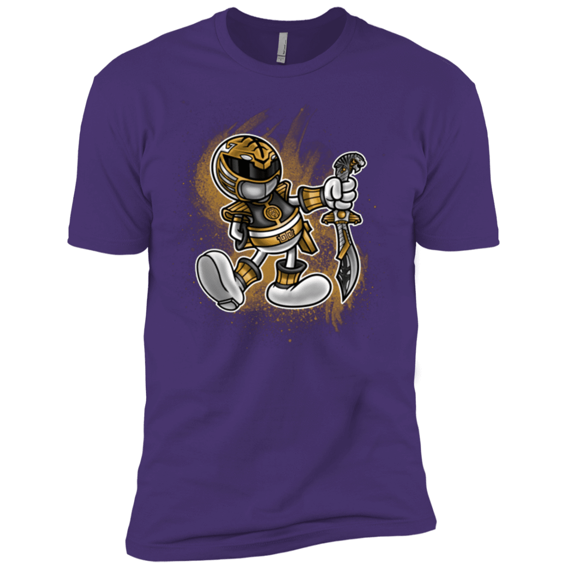 T-Shirts Purple / X-Small White Ranger Artwork Men's Premium T-Shirt