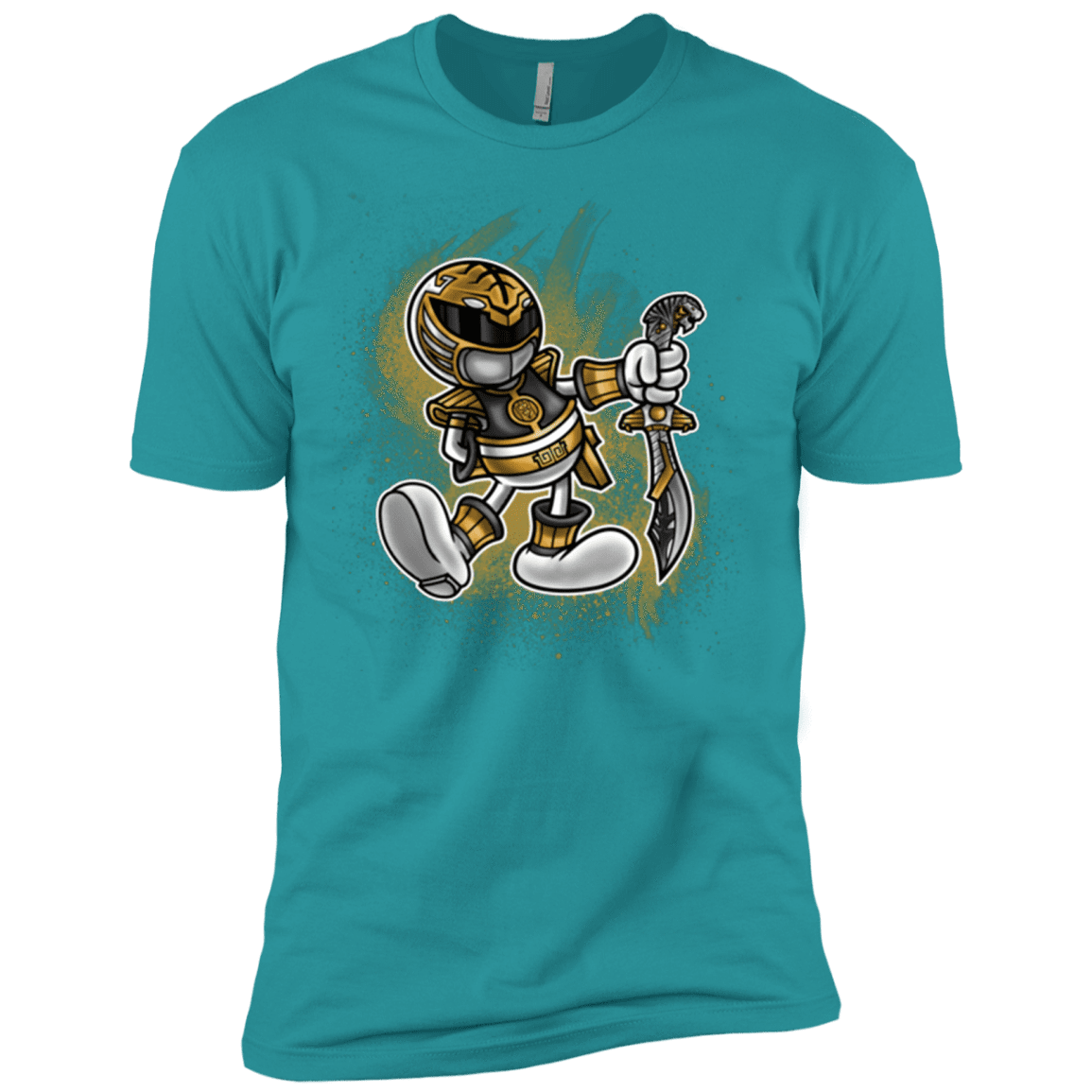 T-Shirts Tahiti Blue / X-Small White Ranger Artwork Men's Premium T-Shirt