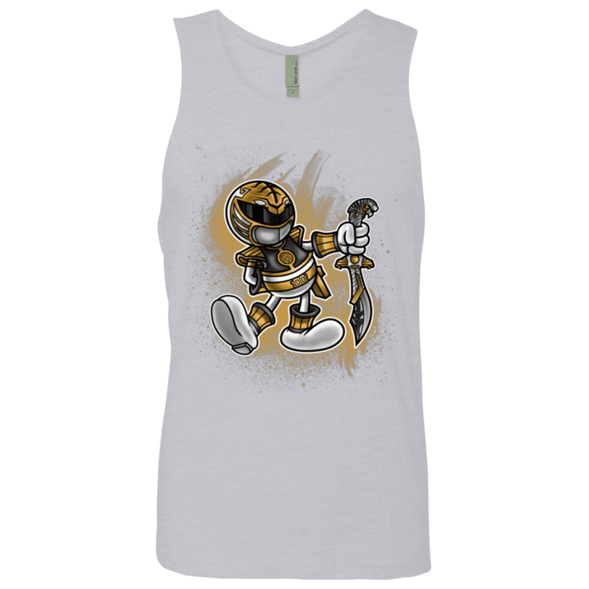T-Shirts Heather Grey / Small White Ranger Artwork Men's Premium Tank Top