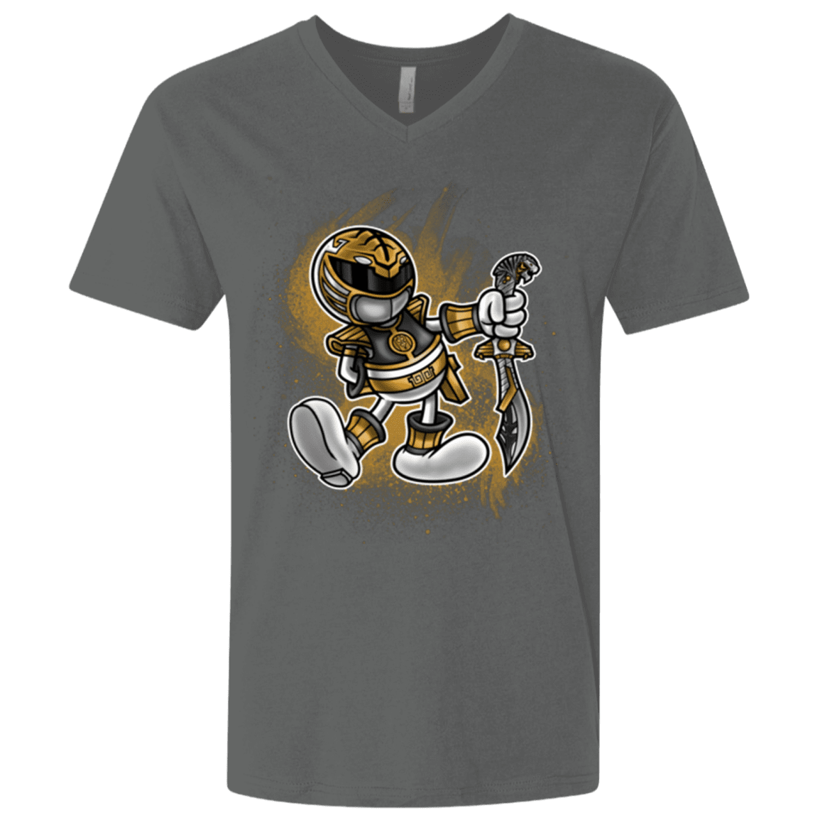 T-Shirts Heavy Metal / X-Small White Ranger Artwork Men's Premium V-Neck