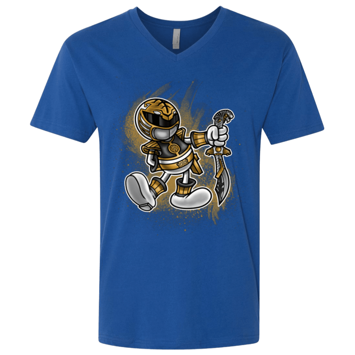 T-Shirts Royal / X-Small White Ranger Artwork Men's Premium V-Neck
