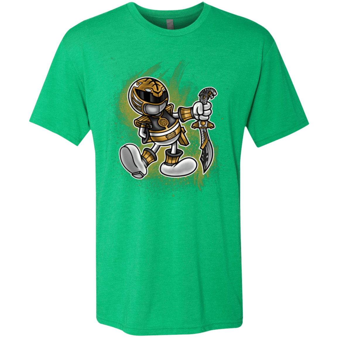 T-Shirts Envy / Small White Ranger Artwork Men's Triblend T-Shirt