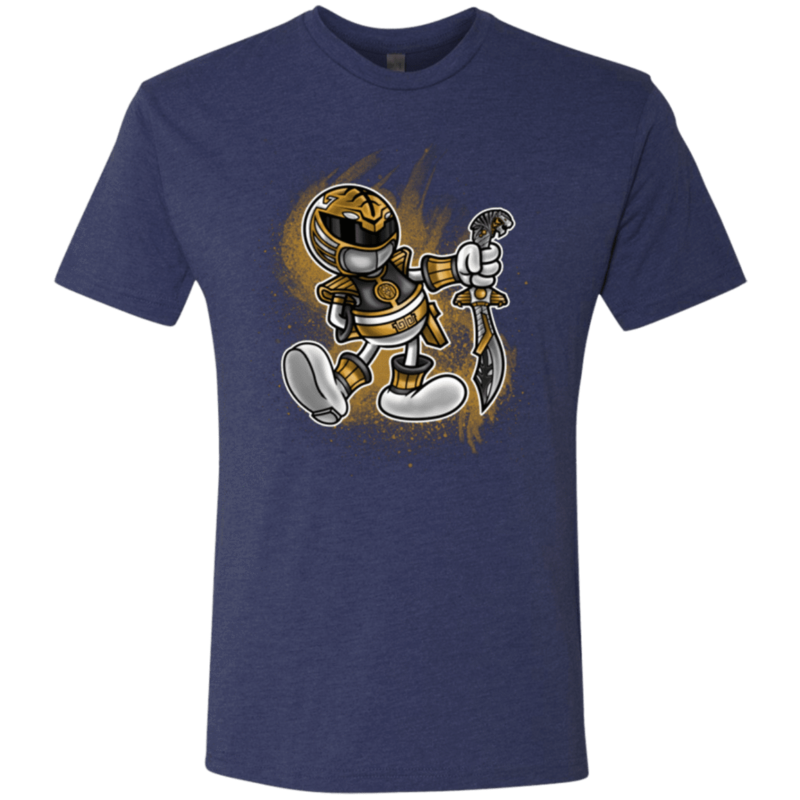 T-Shirts Vintage Navy / Small White Ranger Artwork Men's Triblend T-Shirt