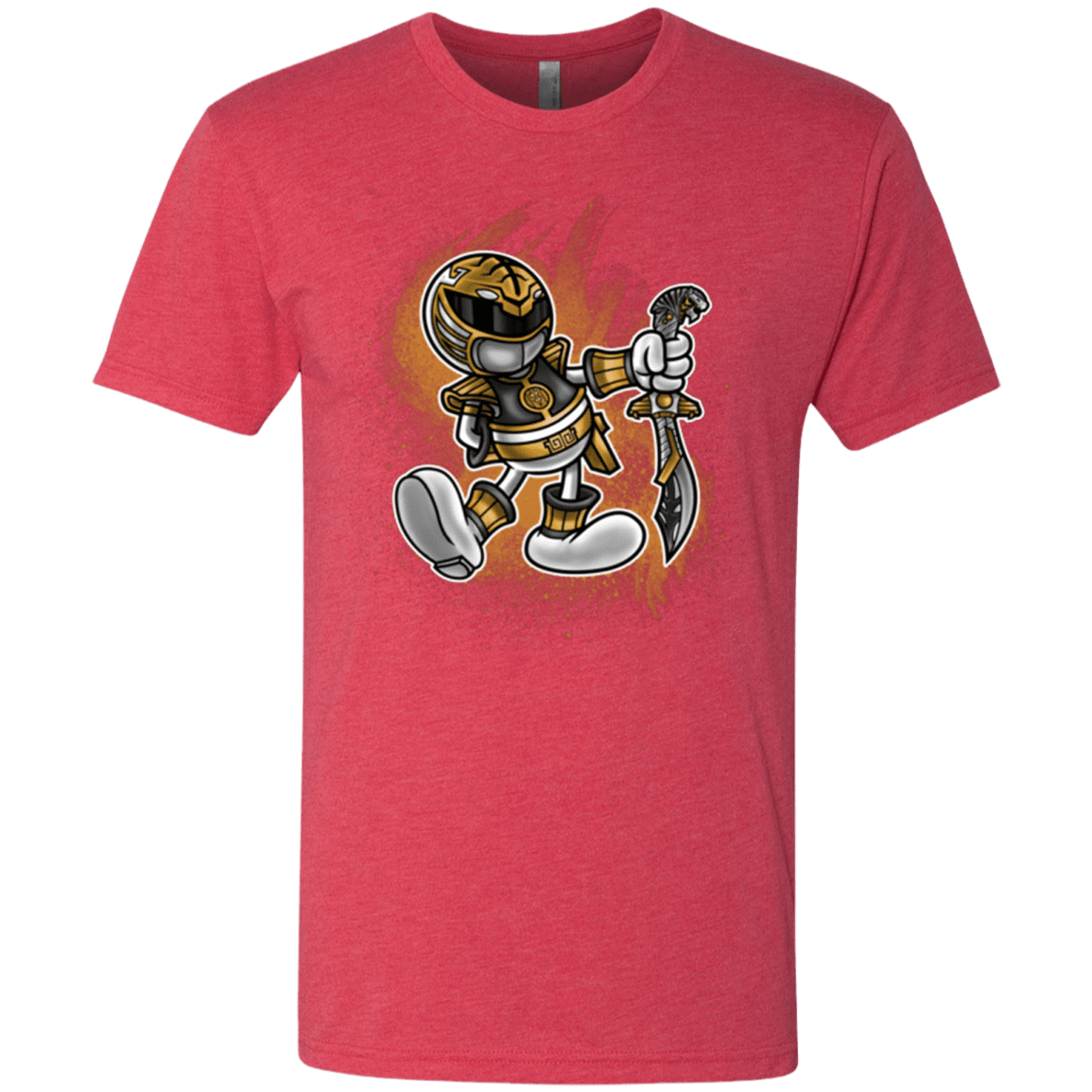 T-Shirts Vintage Red / Small White Ranger Artwork Men's Triblend T-Shirt