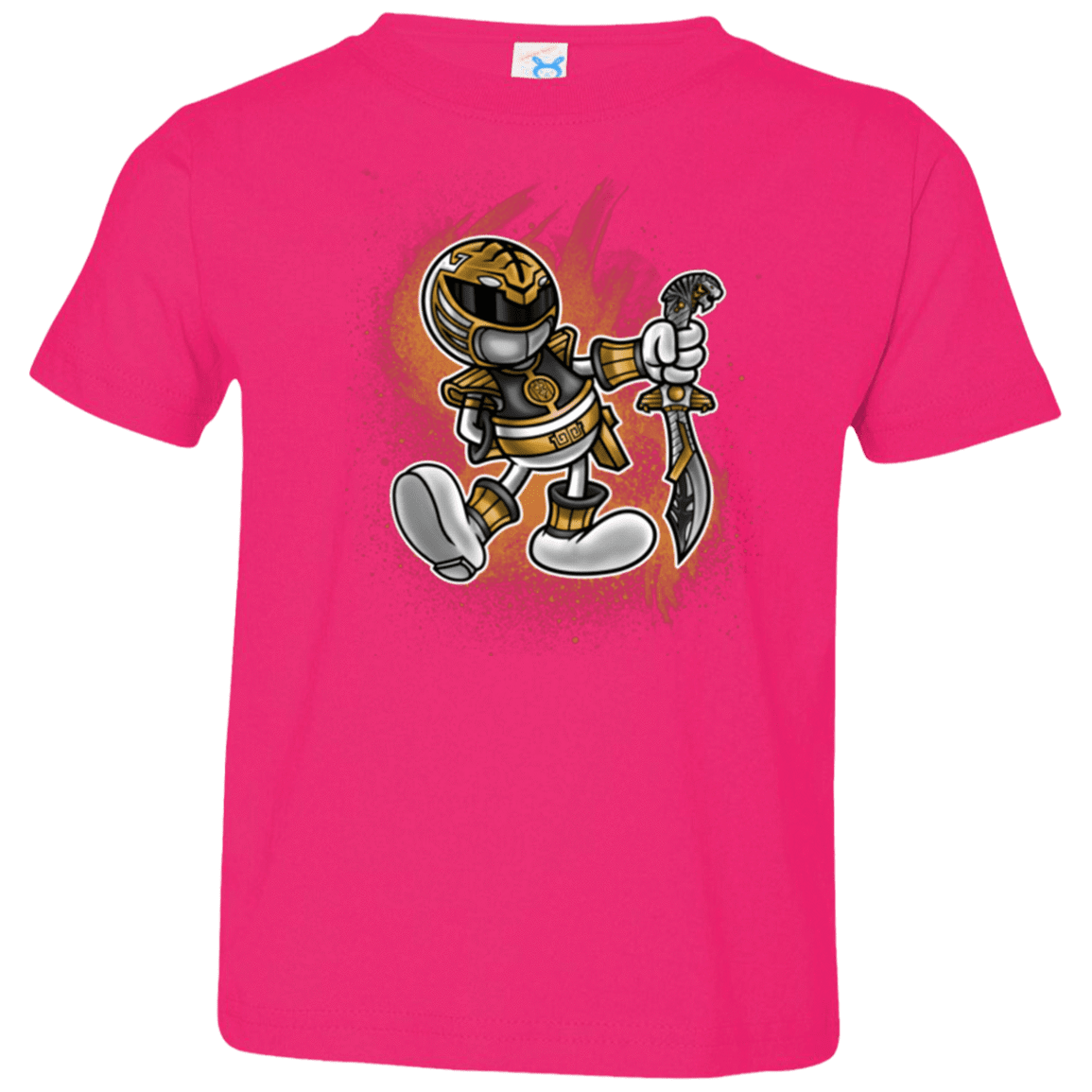 T-Shirts Hot Pink / 2T White Ranger Artwork Toddler Premium T-Shirt