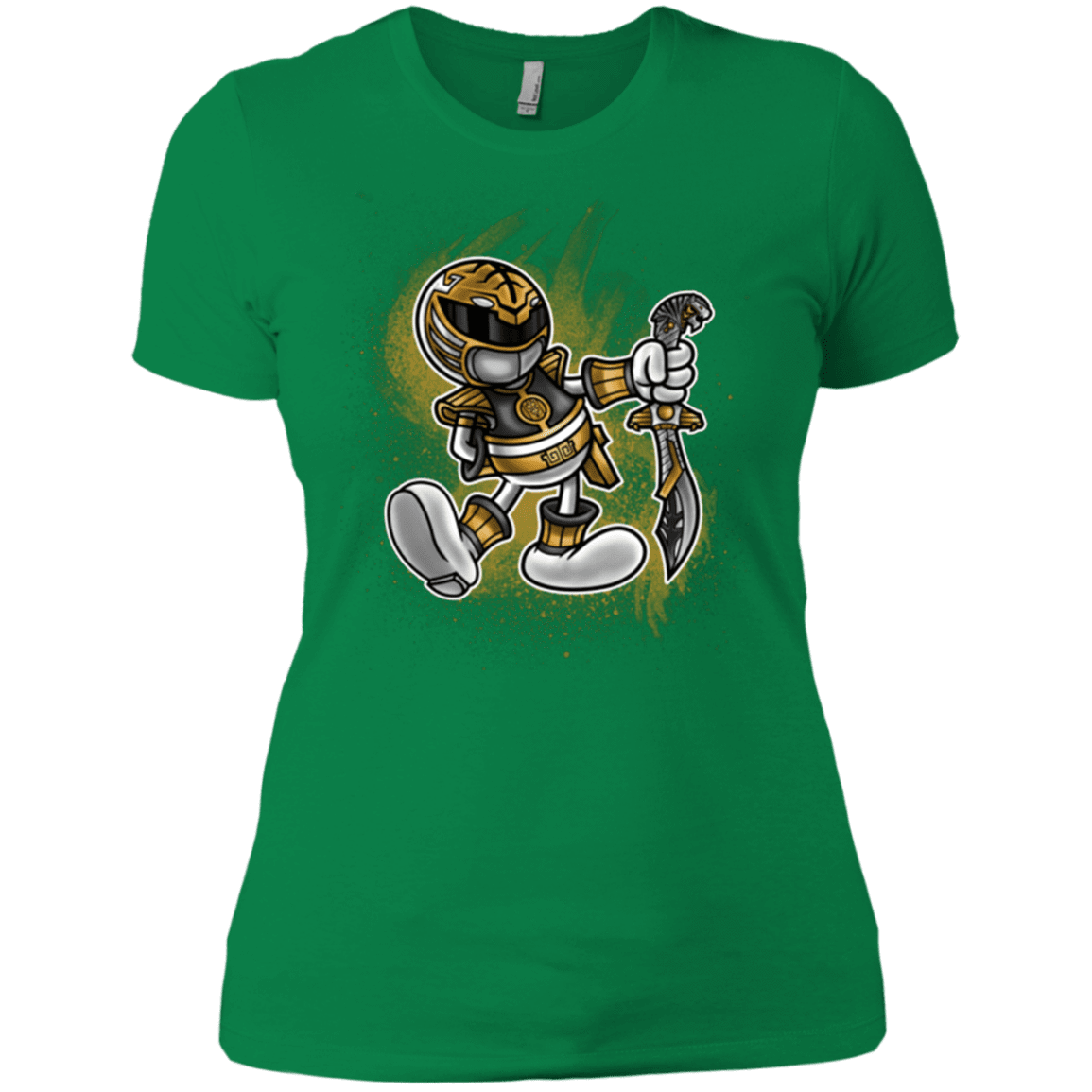 T-Shirts Kelly Green / X-Small White Ranger Artwork Women's Premium T-Shirt
