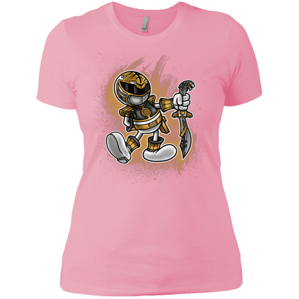 T-Shirts Light Pink / X-Small White Ranger Artwork Women's Premium T-Shirt