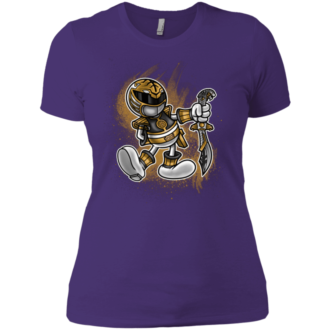 T-Shirts Purple / X-Small White Ranger Artwork Women's Premium T-Shirt