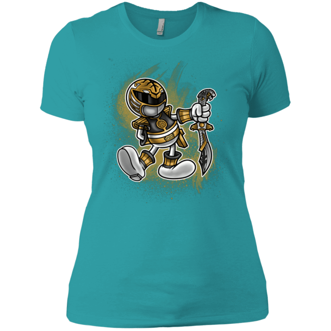 T-Shirts Tahiti Blue / X-Small White Ranger Artwork Women's Premium T-Shirt